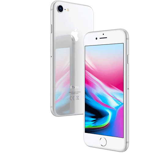 iPhone 8 Silver 64GB Unlocked - Certified Refurbished w Warranty