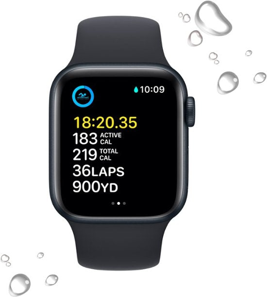 AppleWatchSE2Midnight_Front2_327c9ecf-8c5b-490f-8818-b7d9d954097a Apple Watch SE 2 40MM Midnight (GPS) - Excellent