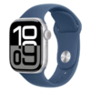 Apple Watch Series 10 46MM Silver (GPS + Cellular) - Silver / 46MM / GPS + Cellular / Excellent