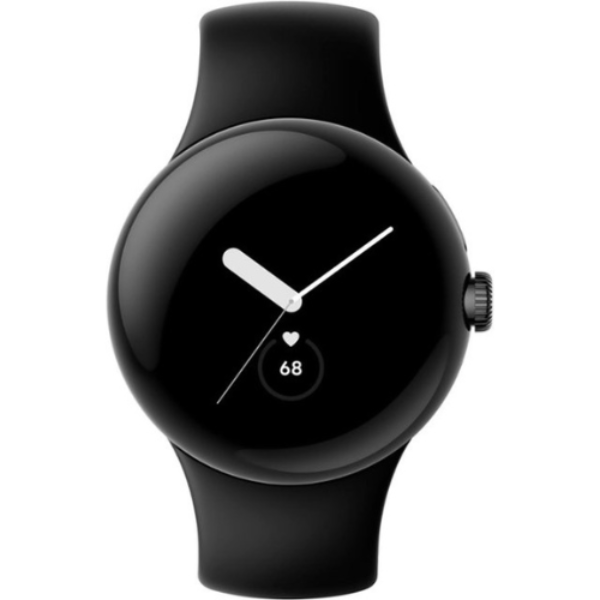 Google Pixel Watch (1st Gen) 41MM (GPS) - Matte Black Stainless Steel - Good