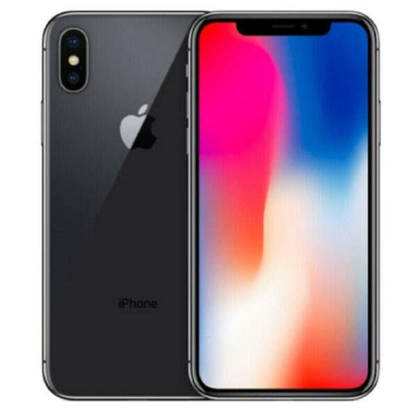iPhone X Space Gray 64GB Unlocked - Certified Refurbished w Warranty