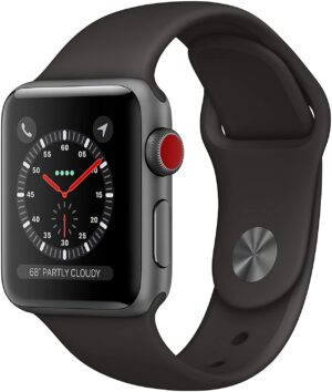 Apple Watch Series 3 42MM Space Gray (GPS Cellular) - Certified Refurbished
