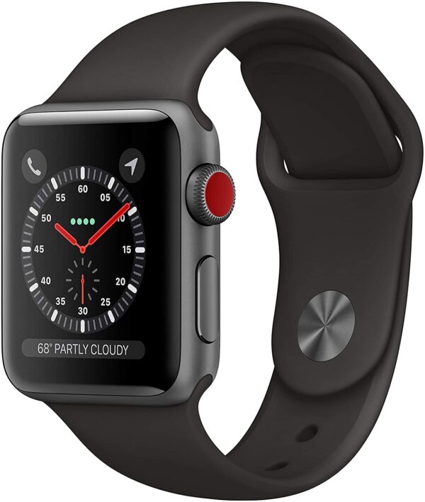 Apple Watch Series 3 42MM Space Gray (GPS Cellular) - Certified Refurbished