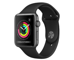 Apple Watch Series 3 42MM Space Gray (GPS) - Certified Refurbished with Warranty